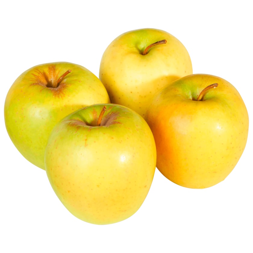 Grüne Tafeläpfel Golden-Delicious aus der Region